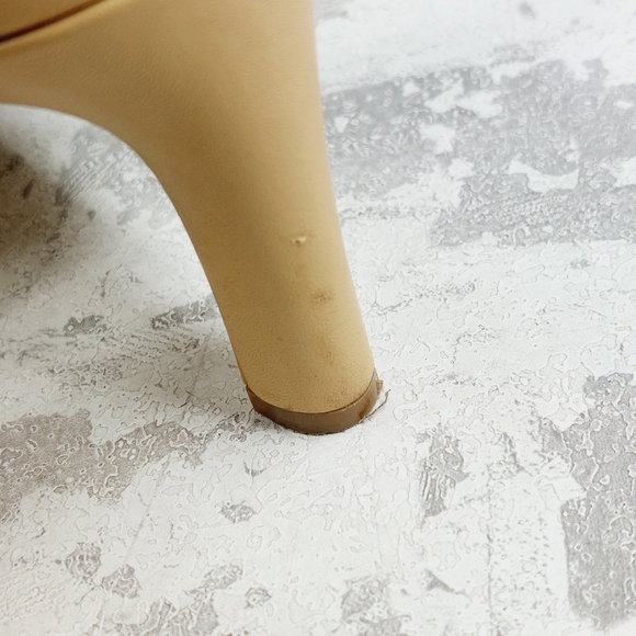 Calvin Klein Larin Leather Pointed Toe Tan Heeled Sandals O407 - Picture 12 of 16